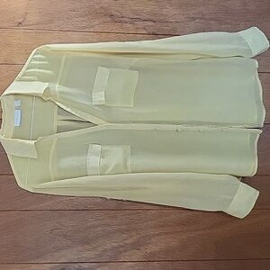 Light yellow New York & Company LX button up